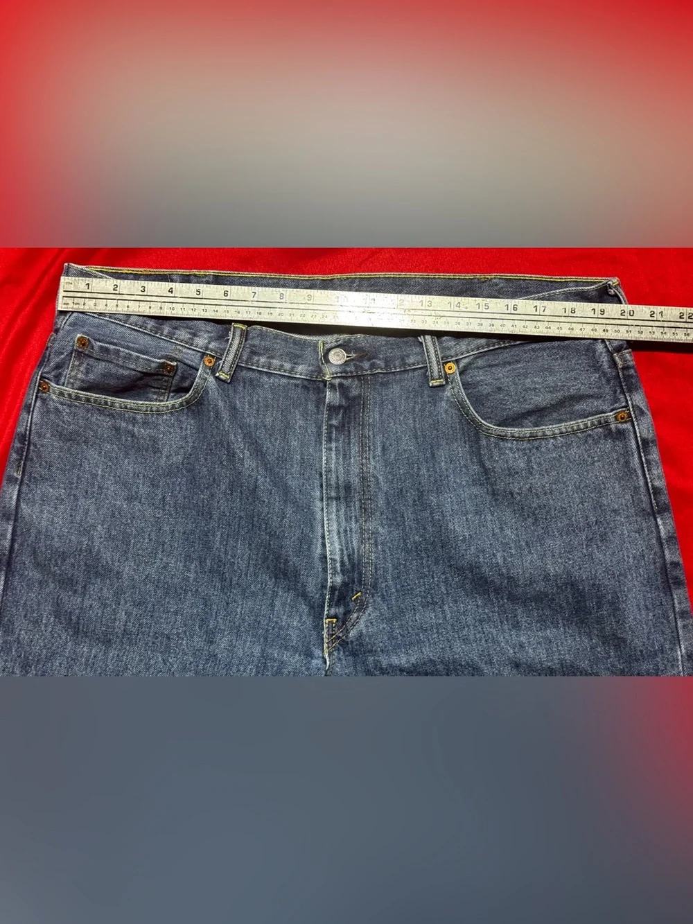 Levi's Men's Straight Jeans in Blue Denim